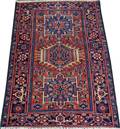 KARAJA NORTHWEST IRAN HAND WOVEN RUG C 1910
