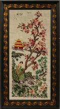 JAPANESE NEEDLEPOINT PICTURE C 1965