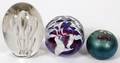 ART GLASS PAPERWEIGHTS 19771992 THREE