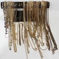 GOLDTONE COSTUME NECKLACES  BRACELETS
