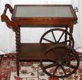 OAK TEA CART C 1900