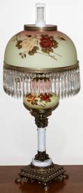 BURMESE GLASS LAMP