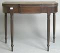 Philadelphia Sheraton mahogany card table