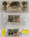1874 FRACTIONAL CURRENCY NOTES  1854 2BANKNOTE