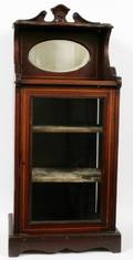 ENGLISH MAHOGANY CABINET C 1900
