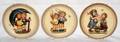 HUMMEL BISQUE PLATES THREE