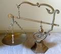 PEWTER BALANCE SCALE