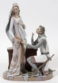 LLADRO PORCELAIN FIGURE GROUP CAMELOT