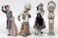 LLADRO PORCELAIN FIGURES FOUR