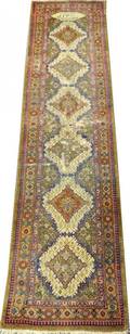 HAMADAN IRANIAN HAND WOVEN RUNNER C 1890