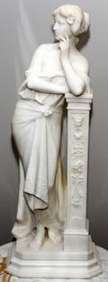 FERDINANDO VICHI CARVED MARBLE SCULPTURE