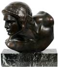 CONSTANT ROUX BRONZE BUST