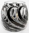 LALIQUE FLAMME MOLDED GLASS VASE