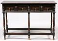 JACOBEAN STYLE OAK CONSOLE TABLE 19TH C
