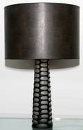 ROCHE BOBOIS ART GLASS TABLE LAMP MODERN