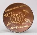 Pennsylvania redware charger 19th c