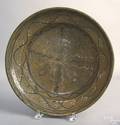 Moravian earthenware deep dish early 19th c