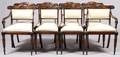 ENGLISH REGENCY MAHOGANY DINING CHAIRS 19TH C 8