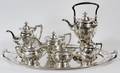 GORHAM STERLING TEA  COFFEE SET W TRAY 7 PIECES
