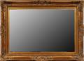 GILT WOOD FRAMED WALL MIRROR