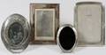 STERLING  SILVERPLATE PHOTO FRAMES FOUR