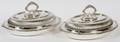 MAPPIN  WEBB SILVERPLATE COVERED DISHES PAIR