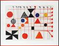 ALEXANDER CALDER COLORED LITHOGRAPH