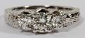 058CT DIAMOND  GOLD LADYS RING SIZE 675