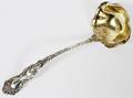 GORHAM STERLING  GOLD WASH SOUP LADLE