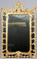 ROCOCO STYLE GILT FRAME WALL MIRROR