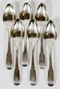 GEORGE III STERLING TEASPOONS BY ELEY  FEARN
