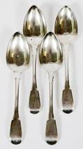 GEORGE III STERLING TABLE SPOONS BY ELEY  FEARN