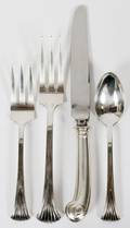 TUTTLE ONSLOW STERLING FLATWARE SET 48 PIECES