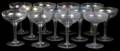 STEUBEN VERRE DE SOIE GLASS SAUCER CHAMPAGNES12
