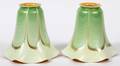 STEUBEN AURENE GLASS SHADES EARLY 20TH C TWO