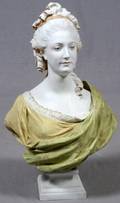 LABATUT FRENCH BISQUE BUST OF A LADY