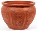 CHINESE MOLDED TERRACOTTA STYLE PLANTER