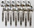 TOWLE POMONA STERLING DEMI TASSE SPOONS TWELVE