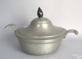 English pewter covered tureen