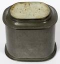 POTTER STUDIO PEWTER BOX INSET W CHINESE JADE