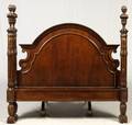 MAHOGANY FOUR POSTER BED  DRESSER
