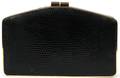 BOTTEGA VENETA BLACK SNAKESKIN MINAUDIERE