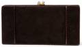 JUDITH LEIBER SUEDE  SNAKESKIN CLUTCH
