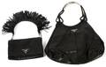 PRADA BLACK LEATHER BAGS TWO