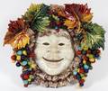 APOLITO FOR COTTURA ITALIAN POTTERY BACCHUS MASK