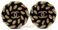 CHANEL LOGO EARCLIPS PAIR