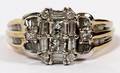 14KT YELLOW GOLD  DIAMOND RING