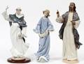 LLADRO PORCELAIN FIGURES THREE
