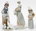 LLADRO PORCELAIN FIGURES OF GIRLS THREE