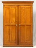 WOOD TWO DOOR PANTRY CABINET